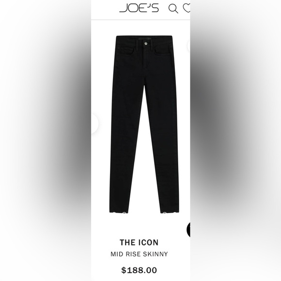 Joes jeans flawless “the icon” mid rise skinny jeans - Picture 2 of 16